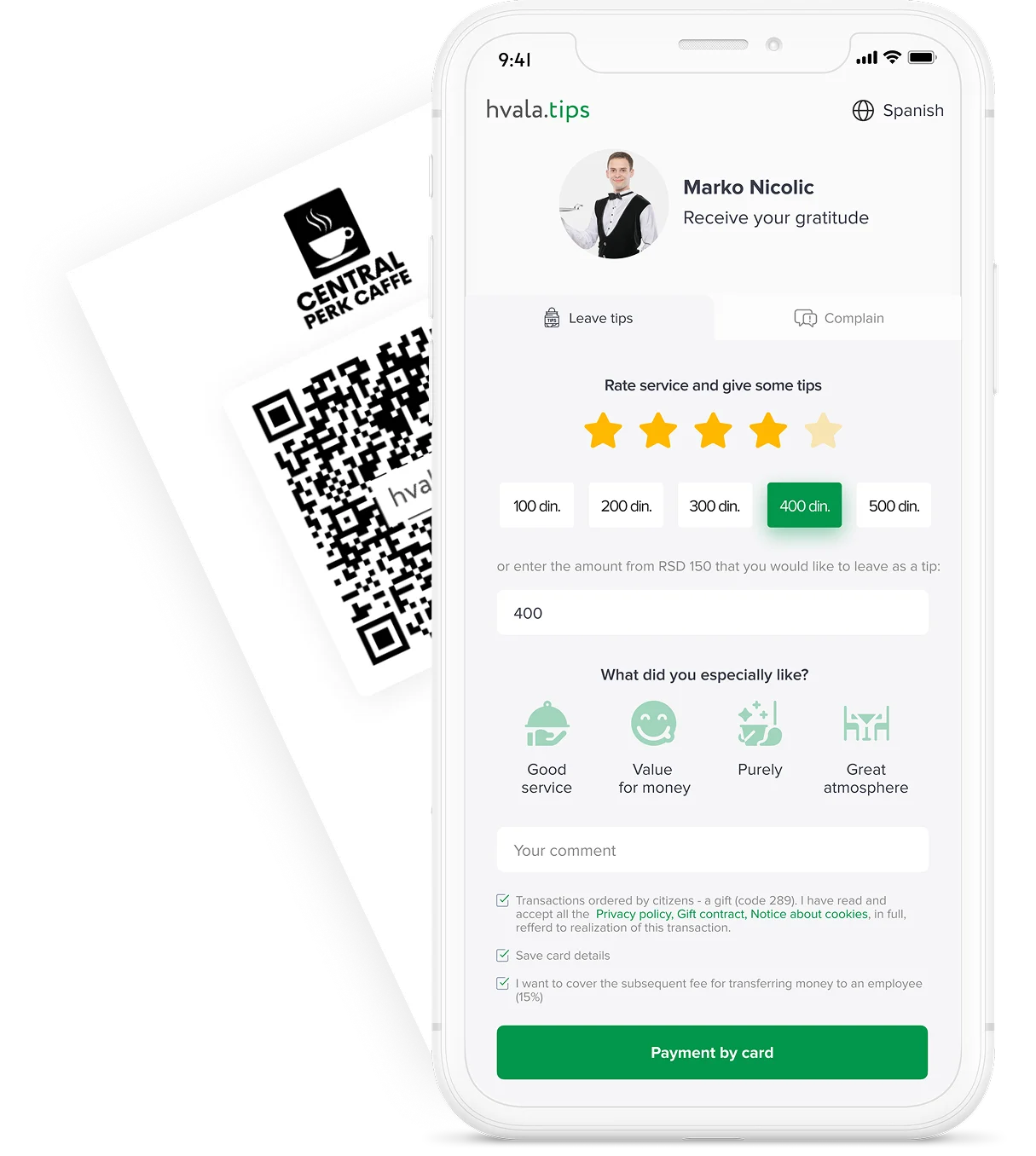 hvala.QR